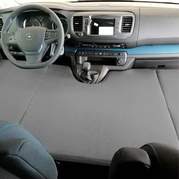 Lit cabine déplié en trois parties pour Peugeot Expert, Jumpy et Proace
