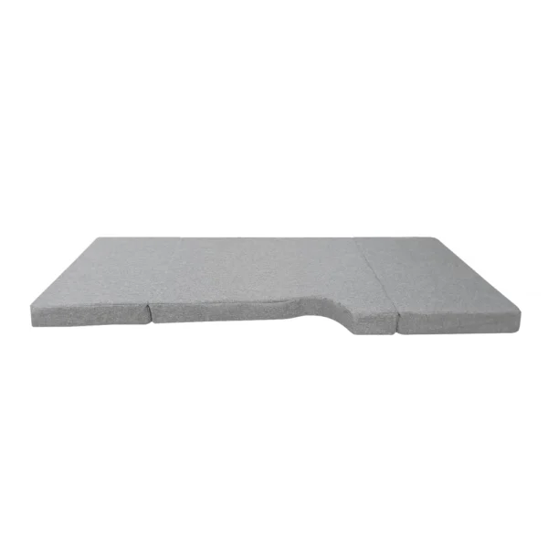 Matelas lit cabine Mercedes Sprinter 2006-2017 déplié, vue complète sur fond blanc