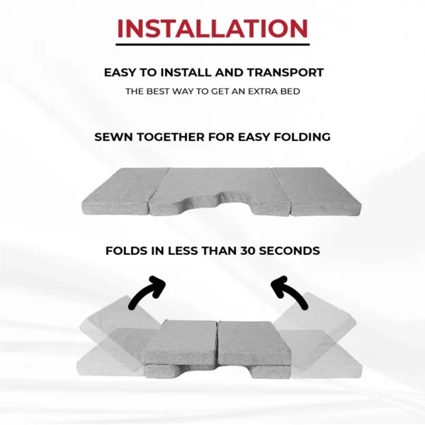 Démonstration du pliage rapide du lit cabine pour Mercedes Viano W639