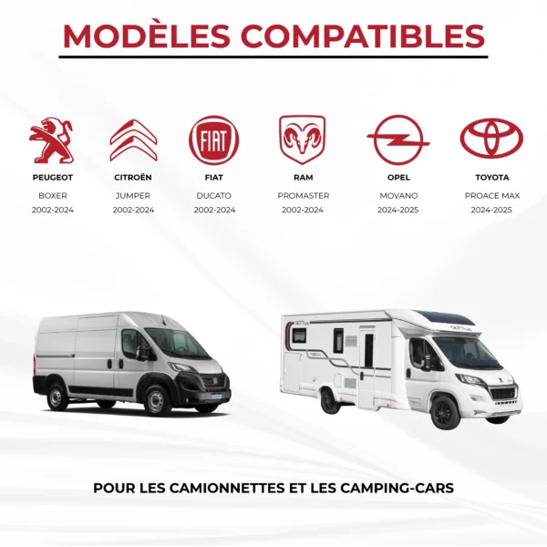 Lit de cabine pour Fiat Ducato de 2002 à 2025 – Image 6